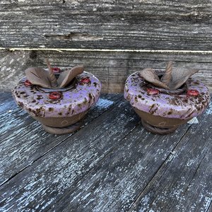 Hummingbird Feeder with metal hanger - Lavender Fields