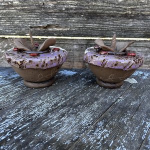 Hummingbird Feeder with metal hanger - Lavender Fields