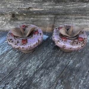 Hummingbird Feeder with metal hanger - Lavender Fields