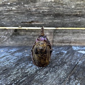 Bird Sculpture - Faded Sunflower/Lavender Fields