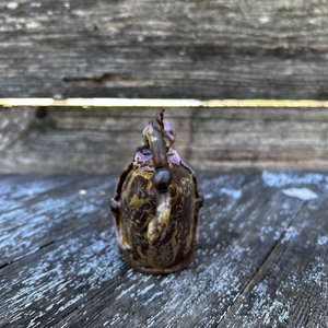Bird Sculpture - Faded Sunflower/Lavender Fields