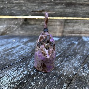 Bird Sculpture - Lavender Fields/Blue Skyline/Oxide Wash