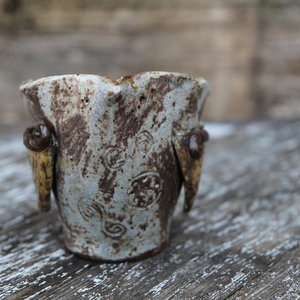 Bird Pot -  Blue Skyline