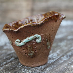 Bird Pot -  Blue Skyline