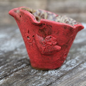 Bird Pot - Red