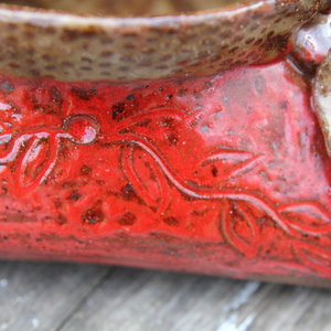 Triangle bowl - Hot Lava