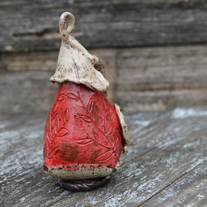 Mini Bird House - Hot Lava/Cocoa Creme