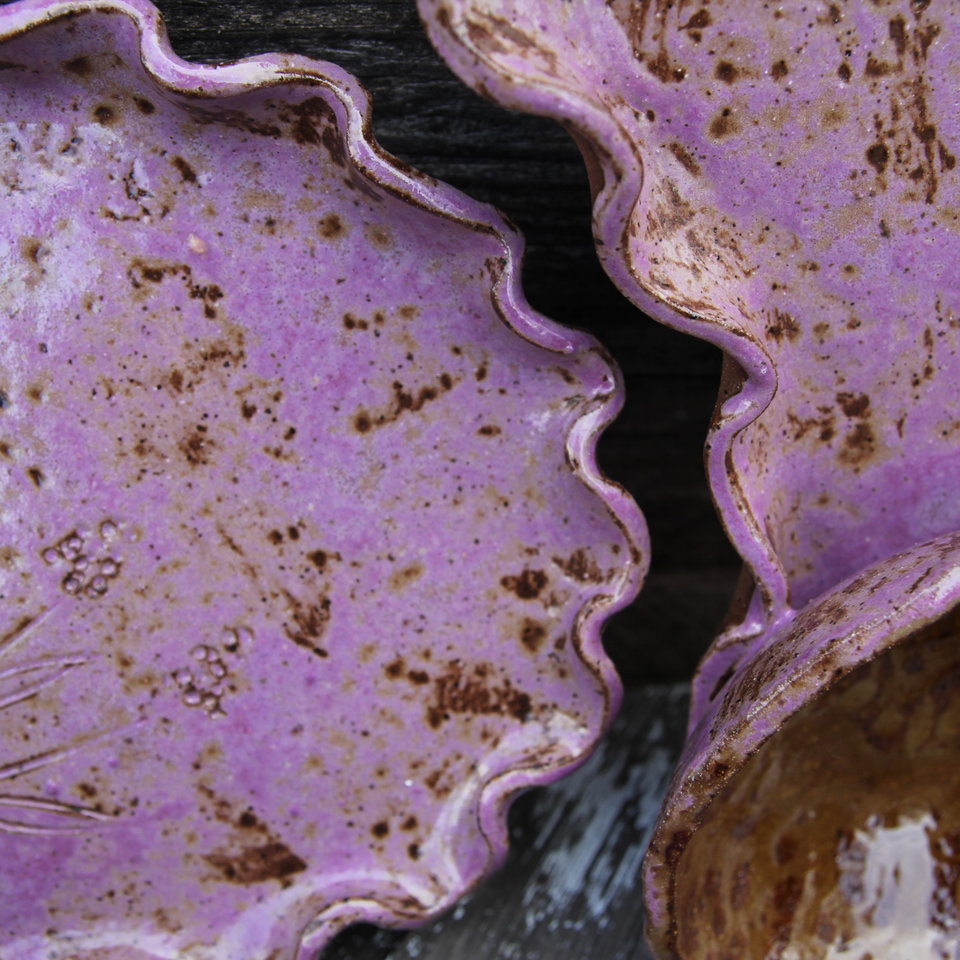 Personal snacking tray - Lavendar Fields