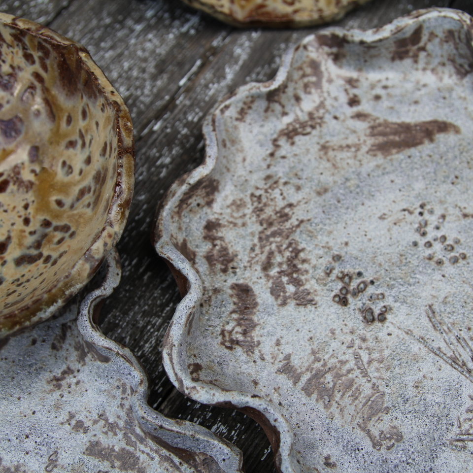 Personal snacking tray - Blue Skyline