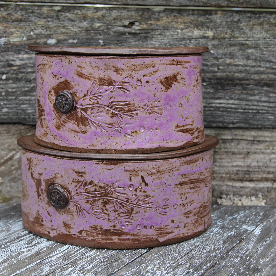 Container Set - Lavender Fields