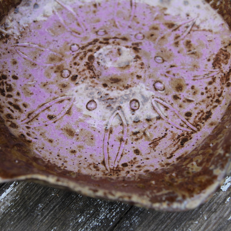 Fluted Bowl - Lavender Fields