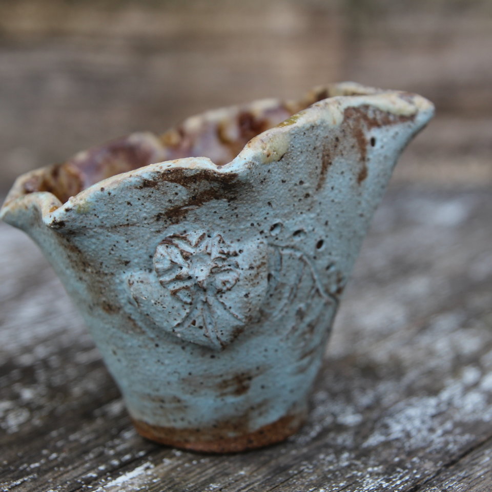 Bird Pot - Light Blue