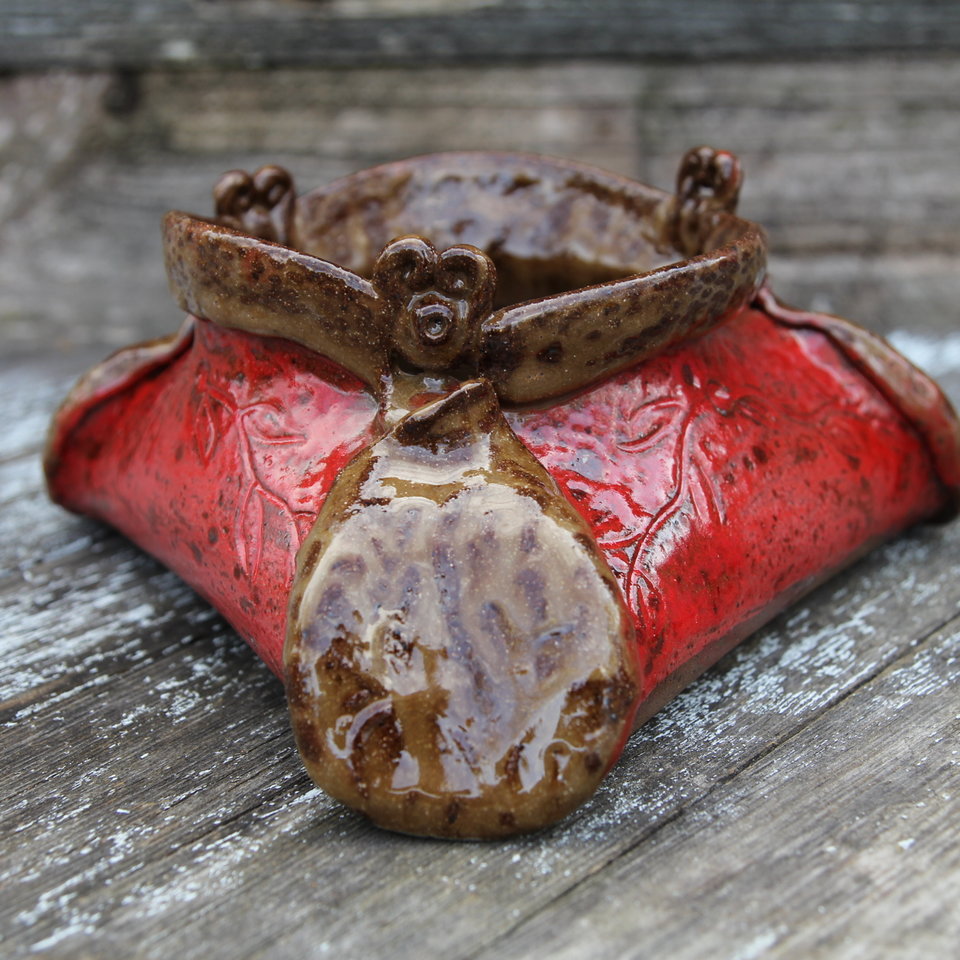 Triangle bowl - Hot Lava