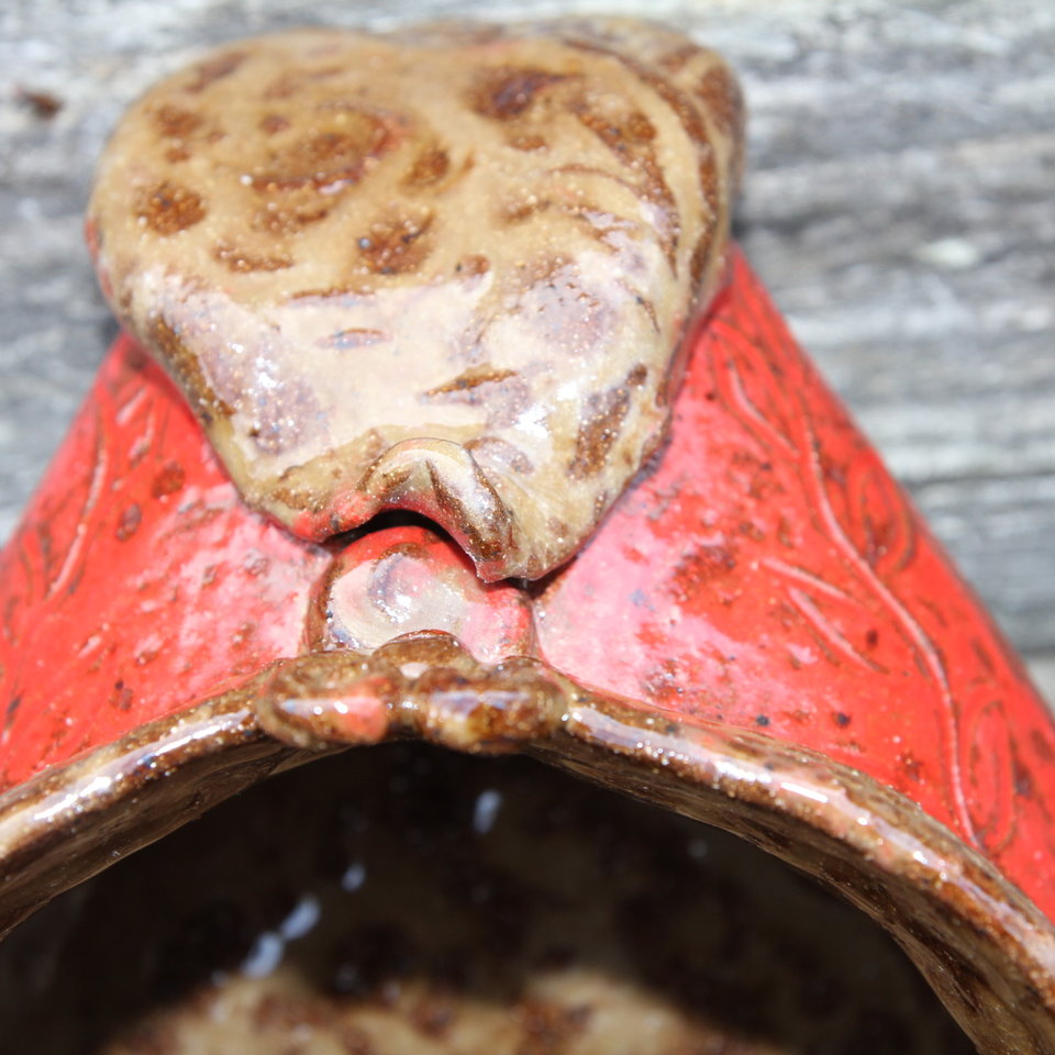 Triangle bowl - Hot Lava