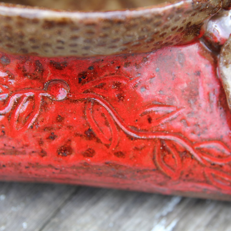 Triangle bowl - Hot Lava