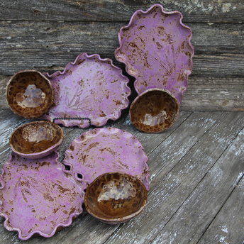Personal snacking tray - Lavendar Fields