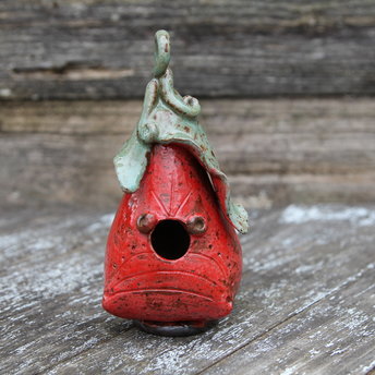 Mini Bird House - Hot Lava/Ocean Dreams